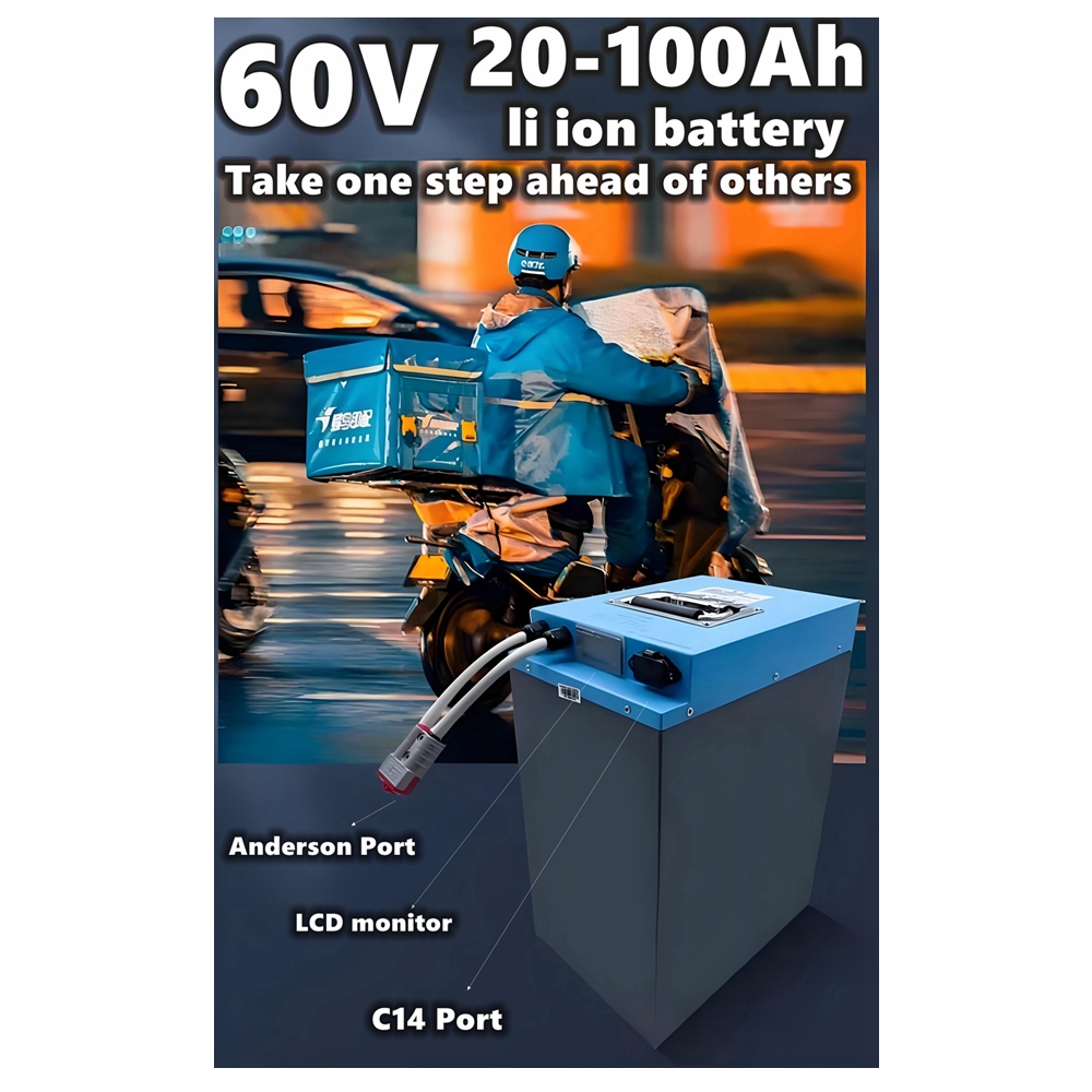 60V 50Ah Electric Scooter Battery - HS 60V Scooter lityum iyon pil