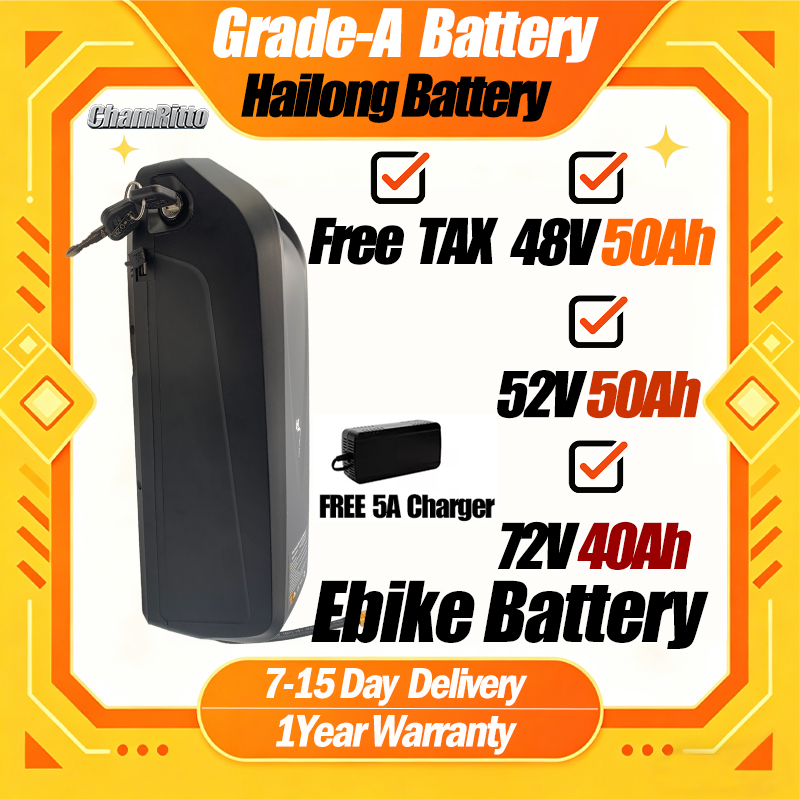 60V 50Ah Electric Scooter Battery - 48V 50AH 52V 36V 30AH E-bisiklet
