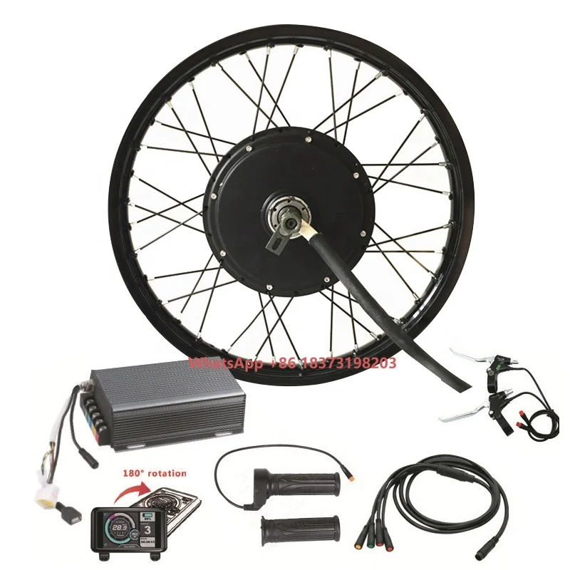 Ebike 48v 72v QS V3 5000w Moto - 72V 100A Sabvoton Controller incelemesi ve fiyatı