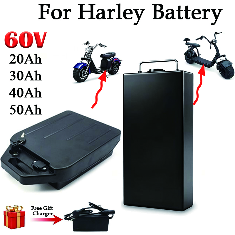 Harley pil için 60V 20Ah 30Ah  - 60V 50Ah Electric Scooter Battery incelemesi ve fiyatı