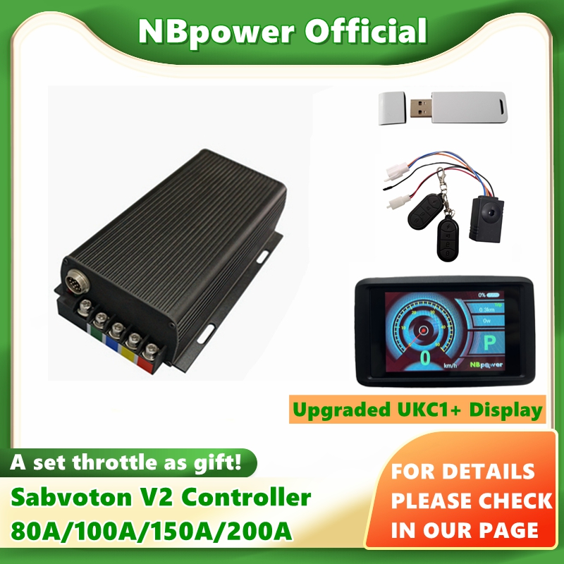 Sabvoton(MQCON) V2 72V 80A 100 - 72V 100A Sabvoton Controller incelemesi ve fiyatı