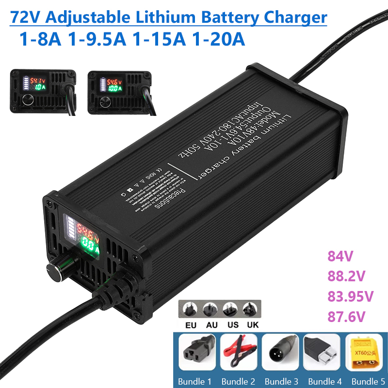 72V Ayarlanabilir Lityum Pil Ş - 72V 15A Fast Charger incelemesi ve fiyatı
